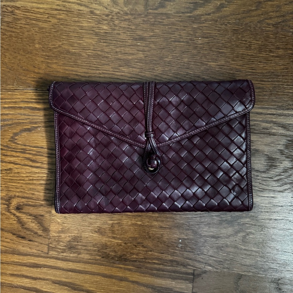 Vintage Woven Clutch or Shoulder Purse